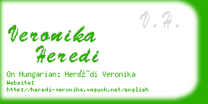 veronika heredi business card